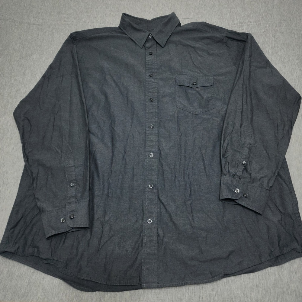 Workwear Utility‎ Pocket Mens 2XLT Tall Charcoal Gray Cotton Gorpcore Oversized